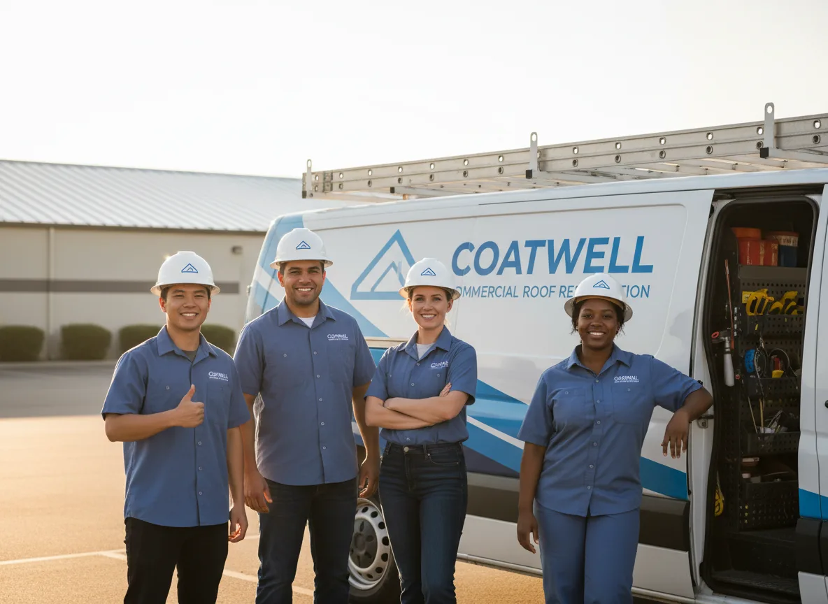 Commercial roof coating company in Flensburg, MN